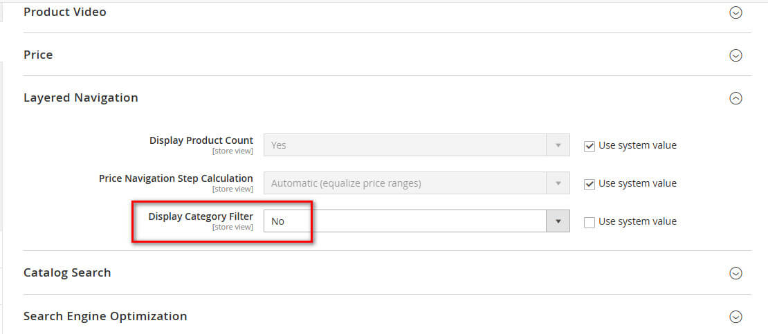 Magento 2 Category Filter